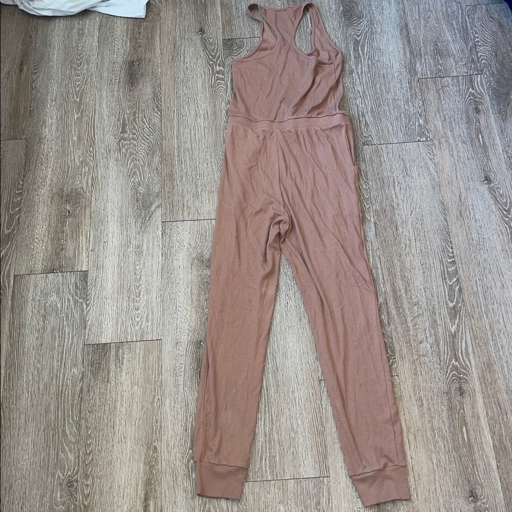 Commando Light Brown Jumpsuit Ribbed Stretchy Siz… - image 8